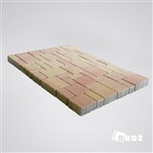 DITON TESELA 6cm (3 formáty) cihlovo - písková